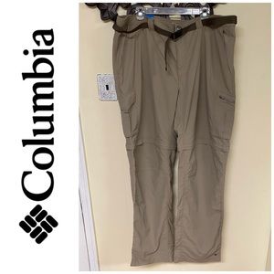 Columbia cargo khaki pants/shorts NWT